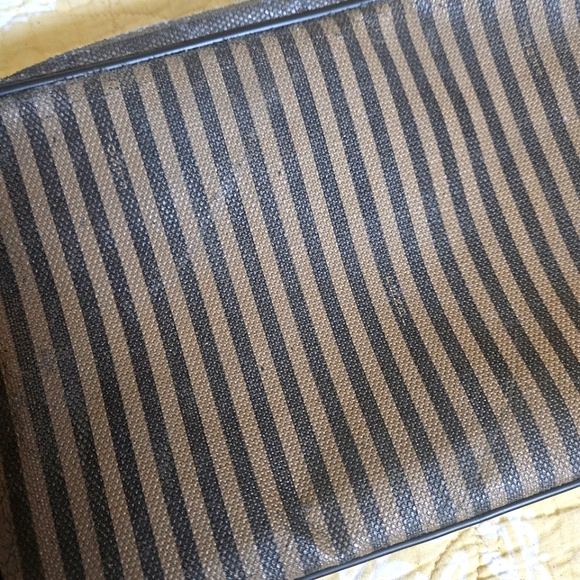 Fendi Pequin Striped Canvas Crossbody Bag - Picture 8 of 16